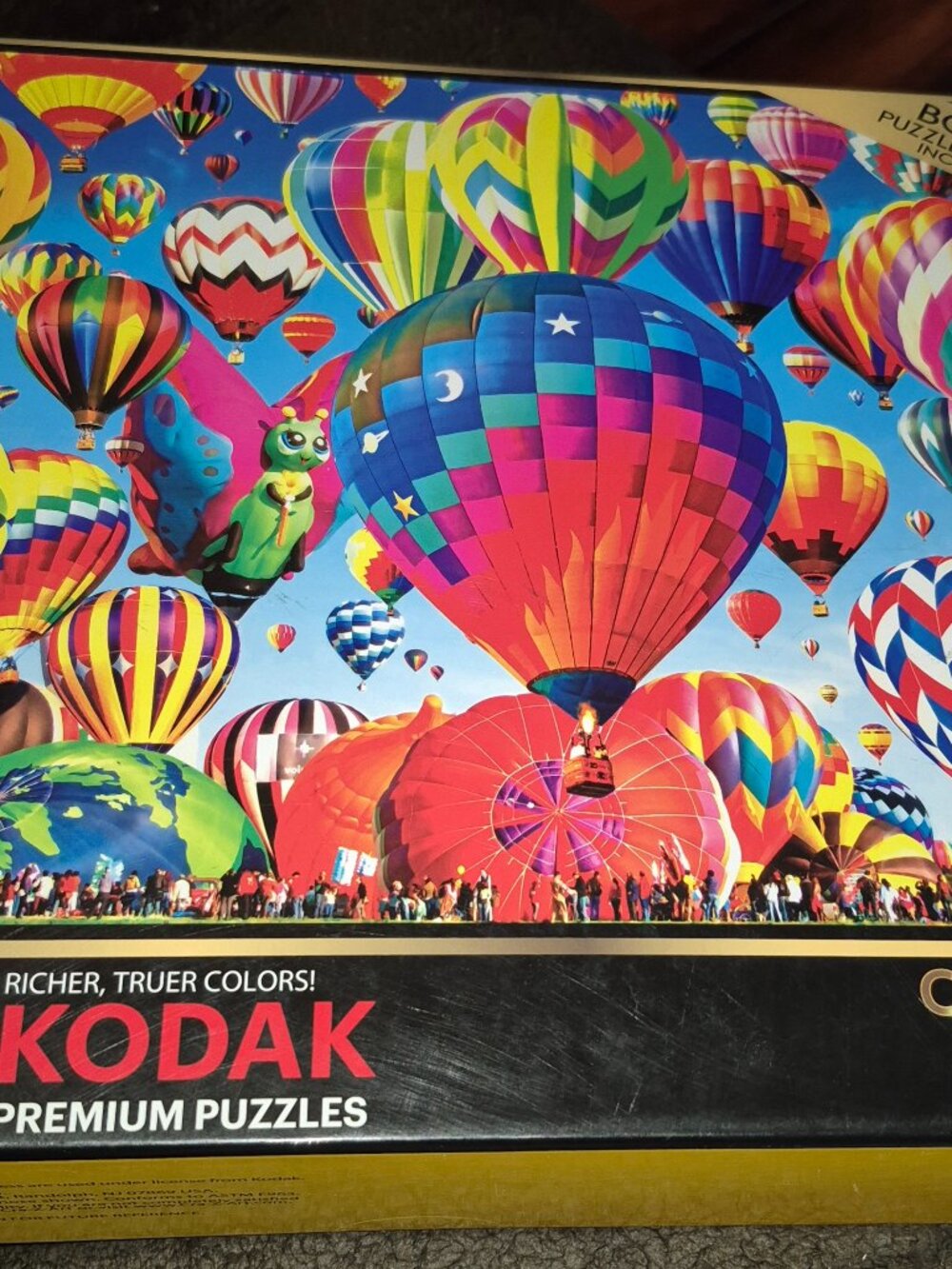 RoseArt Kodak Premium Jigsaw Puzzle Ballooning Fun Hot Air Balloons 3000 pc NEW!